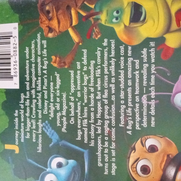 Disney Pixar a bugs life. VHS tape 1998 - Picture 3 of 5